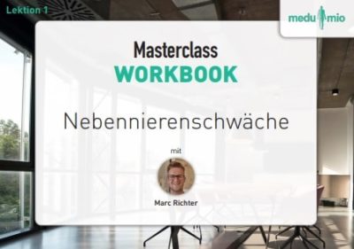 Workbook zur Masterclass Nebennierenschwäche - Cover