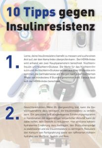 10 Tipps gegen deine Insulinresistenz
