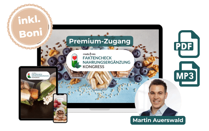 Medumio Faktencheck Nahrungsergänzung Kongress Premium-Zugang